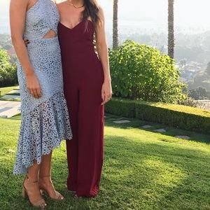 Greylin Burgundy Jumpsuit